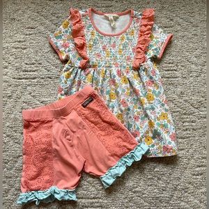 Matilda Jane shorties and top 💛